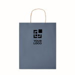 Sac en papier personnalisable recyclé 90 g/m2 Retail Colors Medium vue avec zone d'impression