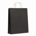 Grand sac papier personnalisé 90 g/m2 Vente au détail Couleurs Grand couleur noir