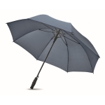 Parapluies personnalisés élégants et très résistant Ø116 Windproof couleur bleu troisième vue