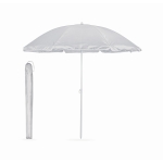 Parasol personnalisé en polyester de 1,5 m de diamètre Sun SPF30 couleur gris