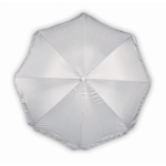 Parasol personnalisé en polyester de 1,5 m de diamètre Sun SPF30 couleur gris quatrième vue