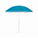 Parasol personnalisé en polyester de 1,5 m de diamètre Sun SPF30 couleur turquoise deuxième vue