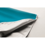 Parasol personnalisé en polyester de 1,5 m de diamètre Sun SPF30 couleur turquoise vue photographique