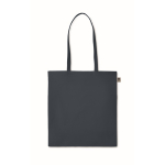 Sac en coton biologique bon marché 140 g/m2 Organic Colors couleur bleu marine deuxième vue