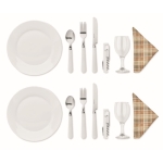 Set panier de pique-nique en osier personnalisé Central Park couleur bois cinquième vue