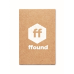 Jeu de cartes personnalisé en papier recyclé pour publicité recyclée couleur beige vue principale