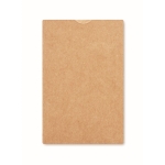 Jeu de cartes personnalisé en papier recyclé pour publicité recyclée couleur beige septième vue