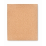 Carnets avec couverture en liège et stylo A5 pages lignées Earth couleur beige sixième vue