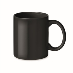 Tasse publicitaire économique en céramique colorée 300ml Basic Colors couleur noir