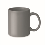 Tasse publicitaire économique en céramique colorée 300ml Basic Colors couleur gris