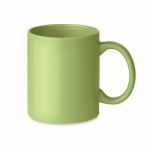 Tasse publicitaire économique en céramique colorée 300ml Basic Colors couleur vert