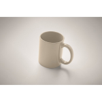 Tasse publicitaire économique en céramique colorée 300ml Basic Colors couleur beige quatrième vue photographique