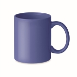 Tasse publicitaire économique en céramique colorée 300ml Basic Colors couleur bleu roi