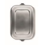 Lunch box en acier personnalisées avec 2 compartiments 1,2 L Double couleur argenté mat septième vue