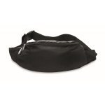 Sac banane personnalisable en RPET 210D à sangle réglable Urban RPET couleur noir deuxième vue