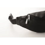 Sac banane personnalisable en RPET 210D à sangle réglable Urban RPET couleur noir quatrième vue photographique