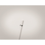 Stylos personnalisé écologique sans encre en aluminium Durable couleur blanc troisième vue photographique