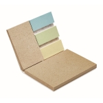 Bloc-notes personnalisés écologiques avec graines de fleurs A7 Fleurs couleur blanc troisième vue