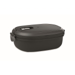 Lunch box en PP avec couvercle hermétique contenance 1L gourmet Delux couleur noir