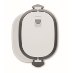 Lunch box en PP avec couvercle hermétique contenance 1L gourmet Delux couleur blanc troisième vue