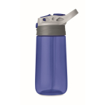 Gourde en plastique sans BPA avec embout pour enfants 450 ml couleur bleu sixième vue