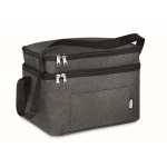 Sacs isothermes personnalisés avec deux compartiments RPET IceCube couleur noir