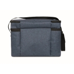 Sacs isothermes personnalisés avec deux compartiments RPET IceCube couleur bleu cinquième vue