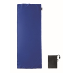 Serviettes de sport personnalisées en RPET avec housse Fitness RPET couleur bleu roi troisième vue