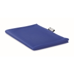 Serviettes de sport personnalisées en RPET avec housse Fitness RPET couleur bleu roi quatrième vue