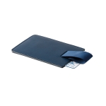 Porte-cartes publicitaire RFID protection cartes de crédit Strap couleur bleu cinquième vue