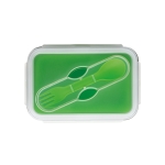 Lunch box en silicone de couleur rétractable de 640 ml Functional couleur vert clair première vue