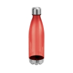 Gourde de sport en tritan avec détails en acier 700 ml UrbanStyle XL couleur rouge