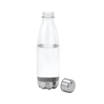 Gourde de sport en tritan avec détails en acier 700 ml UrbanStyle XL couleur transparent troisième vue