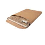 Carnet personnalisés durables A5 pages lisses Paille naturelle couleur naturel troisième vue