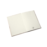 Carnet personnalisés durables A5 pages lisses Paille naturelle couleur naturel quatrième vue