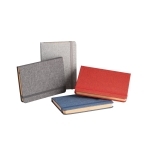 Carnet recyclé avec papier durable A5 feuilles lignées RPET Texture