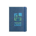 Carnet recyclé avec papier durable A5 feuilles lignées RPET Texture avec zone d'impression