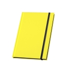 Carnets promotionnel de couleur fluorescente A5 pages lignées Fluor couleur jaune