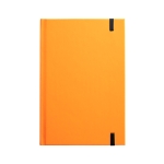 Carnets promotionnel de couleur fluorescente A5 pages lignées Fluor couleur orange deuxième vue