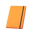 Carnets promotionnel de couleur fluorescente A5 pages lignées Fluor couleur orange