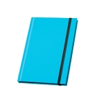 Carnets promotionnel de couleur fluorescente A5 pages lignées Fluor couleur bleu ciel