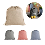 Sac à dos en coton recyclé 140 g/m2 Neutral Colors diverses couleurs