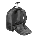 Sac à dos à roulettes pour ordinateur de 15,6´´ et imperméable Expert couleur gris foncé quatrième vue