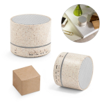 Enceinte portable en fibre de blé avec bluetooth et puissance de 3W diverses couleurs