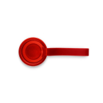 Bouteille en aluminium anti-fuite avec anse en silicone 660 ml couleur rouge