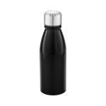 Bouteilles personnalisées finition brillante 500ml City couleur noir