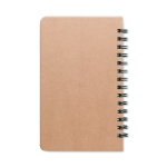 Carnet durable personnalisé avec graines A5 Feuilles lignées A5 Grow couleur beige troisième vue