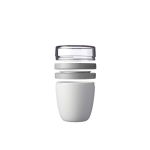 Lunch box avec compartiments séparés 700ml MEPAL Ellipse Breakfast couleur blanc