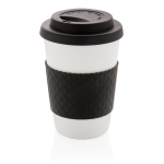 Verres en plastique allant au micro-ondes 270 ml Speciality Coffee couleur noir