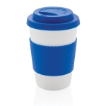 Verres en plastique allant au micro-ondes 270 ml Speciality Coffee couleur bleu